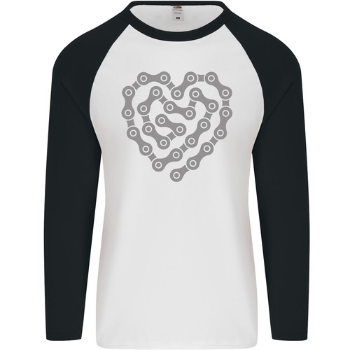 Vélo coeur chaîne - chaîne, cyclisme