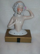 Vintage Schneider Porcelain Half Doll Oval Base (37A)