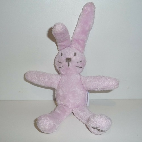 Doudou lapin jacadi rose - doudou,