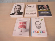 LOT 5 LIVRES sur STEVE JOBS ET APPLE - biographie , secrets de présentation ...