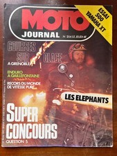 MOTO JOURNAL n°254 du 12/02/1976; Essai 500 Yamaha XT/ Courses sur glace