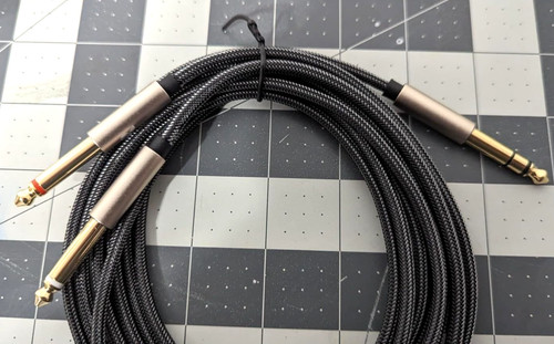 Inch trs stereo - 1/4, y-splitter