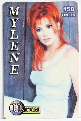 Carte téléphonique mylene - téléphonique,