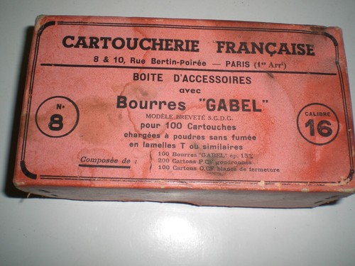 Boite cartoucherie francaise - cartoucherie,