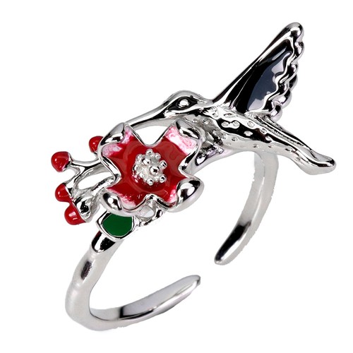 925 bague argent émail - en,
