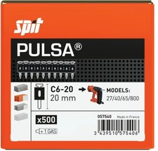 lot de 5 boites de clou c6-20 spit pulsa