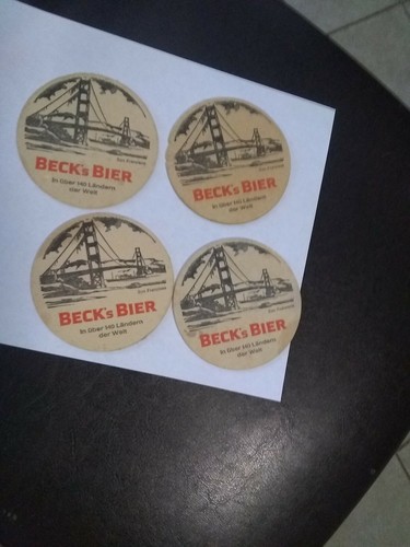 Beck bier cardboard - beck's, (4)