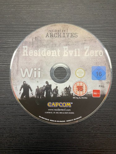 Seul resident evil zero - cd,
