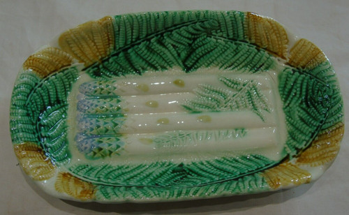 Ancien plat asperge - plat, à