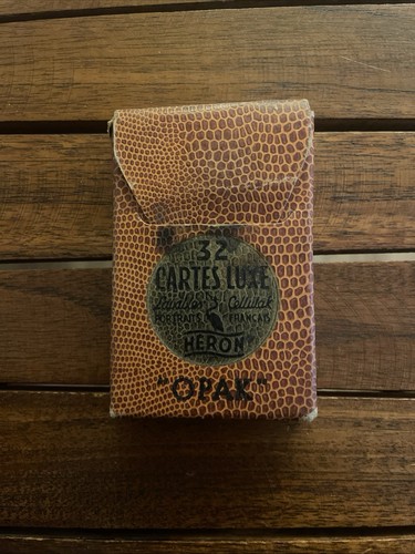 Jeu cartes luxe heron - jeu,