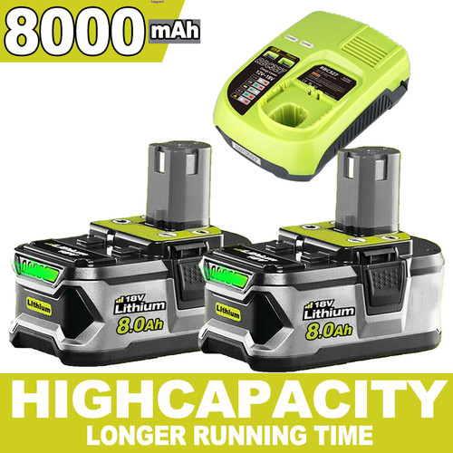 Pour batterie ryobi - 2x, 18v