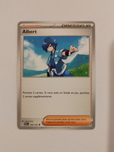 Carte pokémon albert - -,