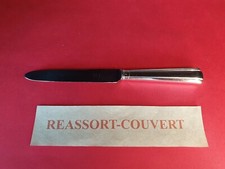 COUTEAU TABLE 25 CM LOTUS SAGLIER TRÈS BEL ÉTAT MÉTAL ARGENTÉ ;