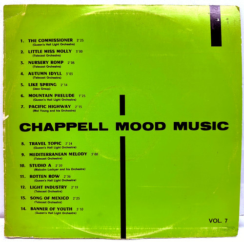 Chappell mood music vol - music, 33t
