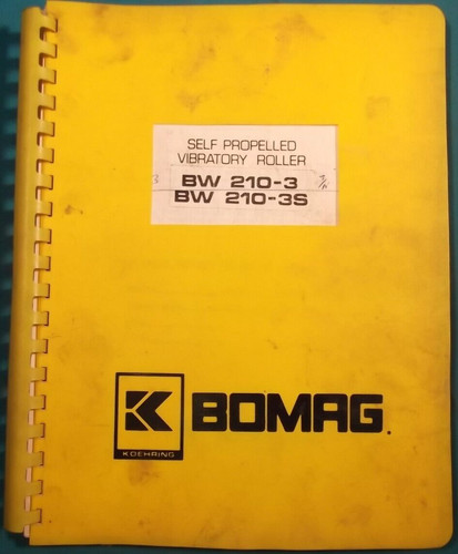Bomag bw210 - bw210-3, bw210-3s