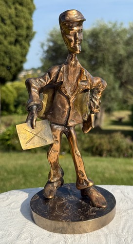 Yves lohe sculpture - lohe, bronze