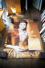 BALENCIAGA CRISTOBAL French Bus Stop Vintage Advertising Fashion Poster Original