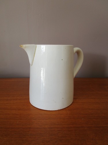 Pichet broc ancien - ancien, blanc