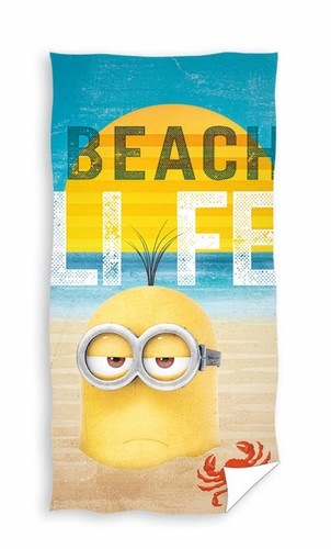 Serviette bain minions x - serviette,