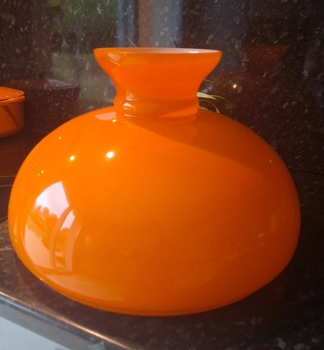 Globe orange opaline pour - globe,