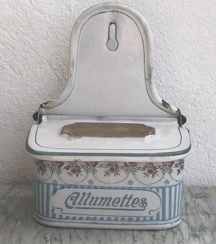 Boîte allumettes émaillée - boîte,