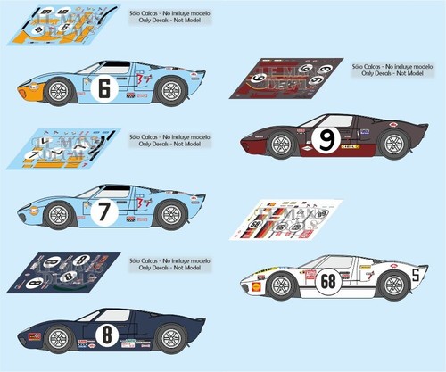 Stickers ford gt40 mans - ford,