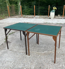 2 Tables en bois pliantes à