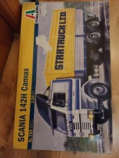 Maquette 1:24 ITALERI SCANIA T142H 6x2 CANVAS TRUCK Ref 762 État neuf