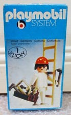 1975 Geobra Playmobil System 3311 Ouvrier Charpentier  Neuf Scéllé !