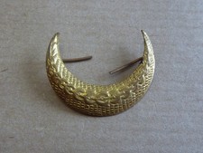 ANCIENNE INSIGNE DE CALOT OU CHECHIA DE TIRAILLEUR OU ZOUAVE  casque képi colo