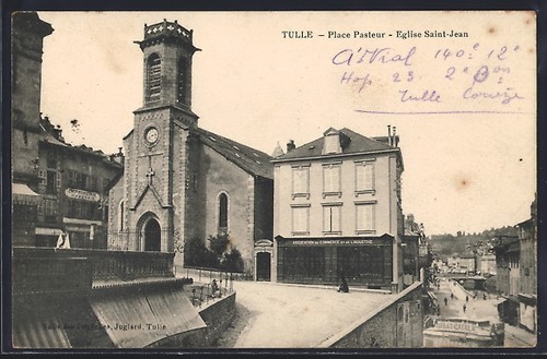 Cpa tulle place - cpa, pasteur
