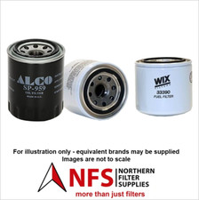 Huile & Carburant Tournant Sur Filtre pour Kubota D1105 Moteurs SFO2093, SFF3390