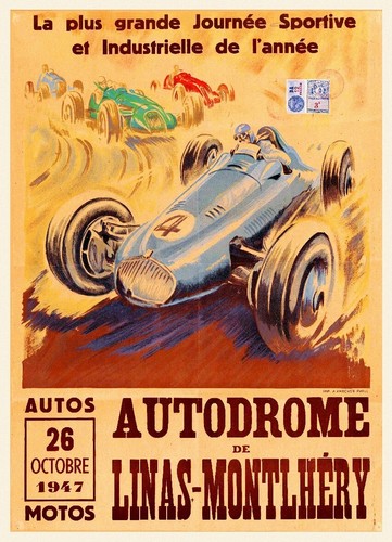Montlhéry auto moto - montlhéry, 1947