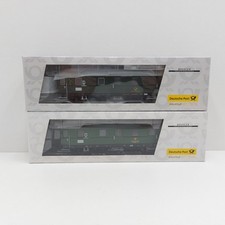Ho dingler 010033 +  010043 DBP lot de 2 wagon postal neuf en boite 