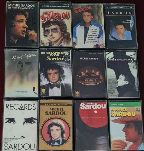 Michel sardou lot k7 - michel,