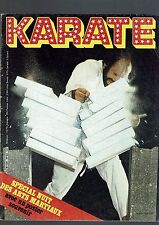 REVUE KARATE N°84 1983 ginseng boxe française championnat france Zenaf Essissima