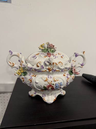 Soupière porcelaine style - soupière, en