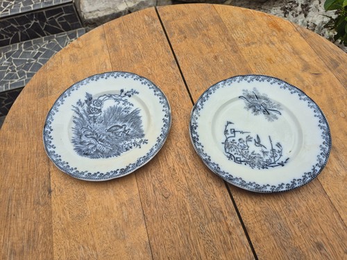 Lot assiettes plates ef - 2,
