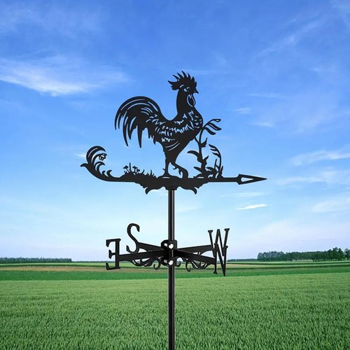 Girouette coq fer forgé - coq,