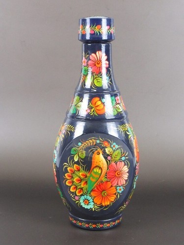 Bouteille verre bois art - et,