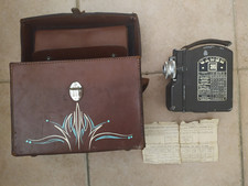 RARE LOT - ANCIENNE CAMERA CAMEX  RCSAM - 9.5  GS N°8422 - SACOCHE CUIR OMA