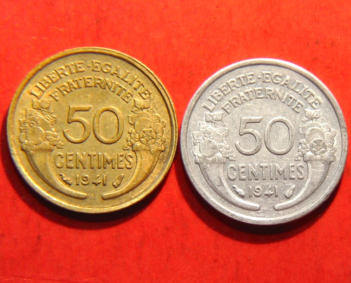 Lot pièces 50 centimes - pièces:,