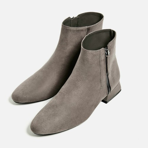 Zara woman nwt grey - nwt, flat