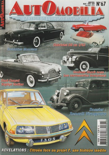 Automobilia mars avril - automobilia, n°67.