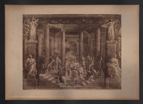 1890 roma palazzo vaticano - palazzo,