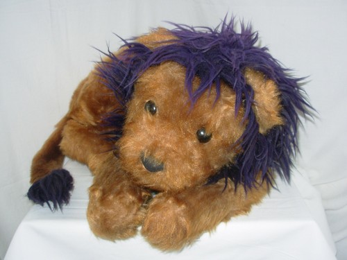 Peluche lion vintage 70cm - peluche,