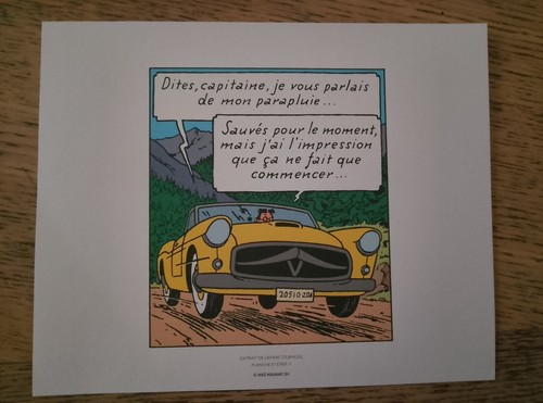 Planche tintin moulinsart - tintin,