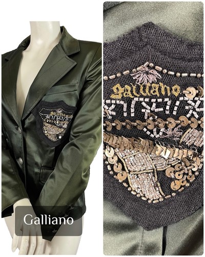 Blazer écusson john galliano - john,
