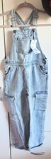 Light blue jeans dungarees 128cm