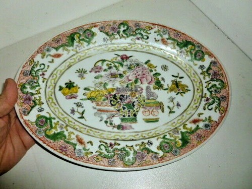 Plat ancien porcelaine - ancien,